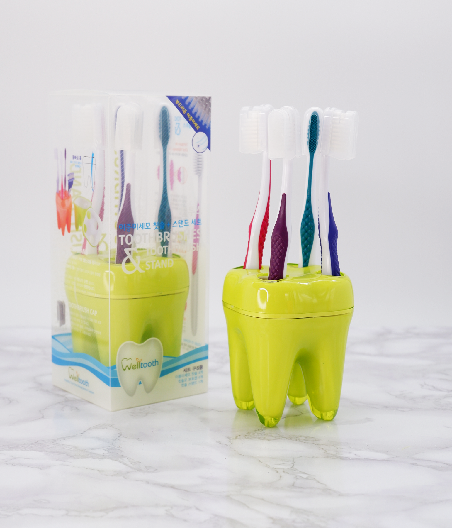 Toothbrushes with stand