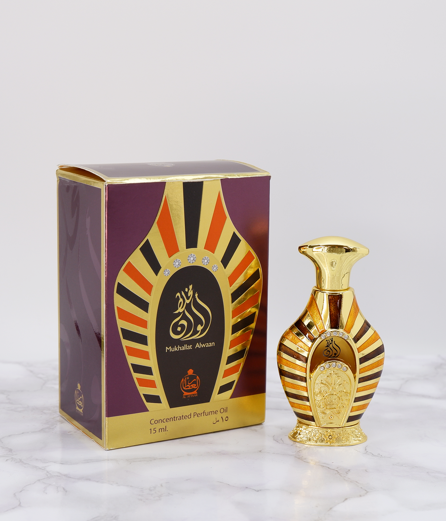 Aliejiniai kvepalai MUKHALLAT ALWAAN 15ml