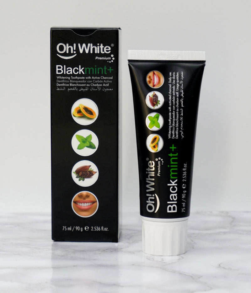 Dantų pasta Oh! White Blackmint+ 75ml