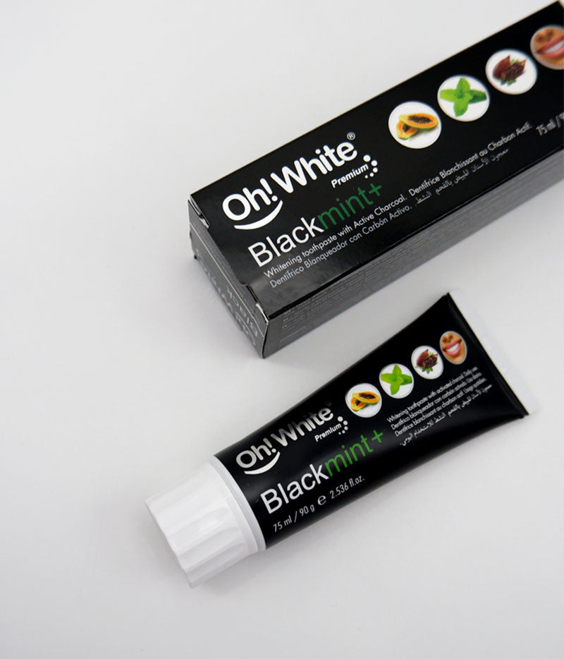 Dantų pasta Oh! White Blackmint+ 75ml
